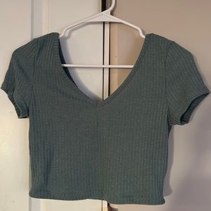 SHEIN green/blue crop